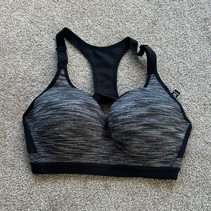 Victoria's Secret Black and Gray Sports Bra